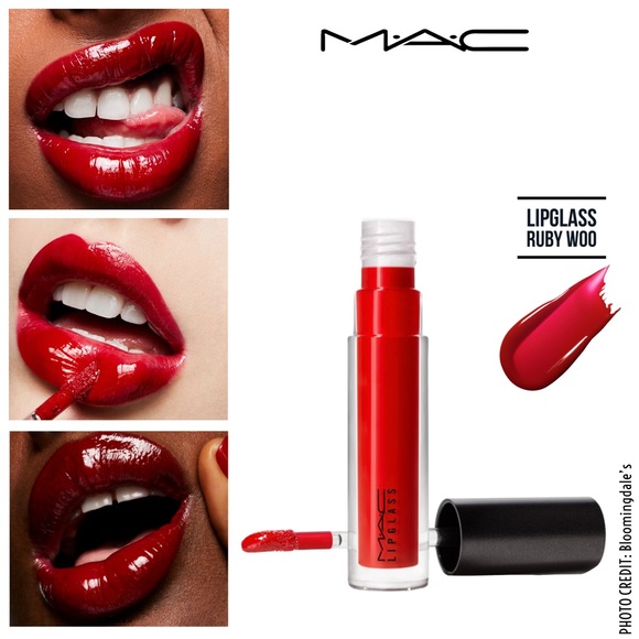 MAC Cosmetics Other - MAC • 🆕 • *Host Pick* • LIPGLASS • Ruby Woo (Vivid Blue-red) • Cult Classic!